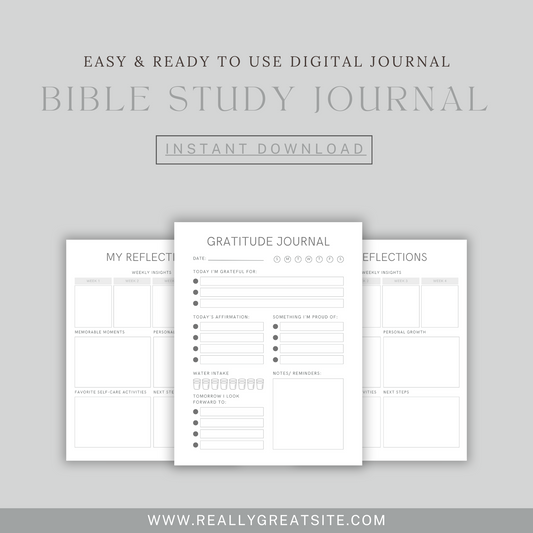 Digital Bible Study Journal